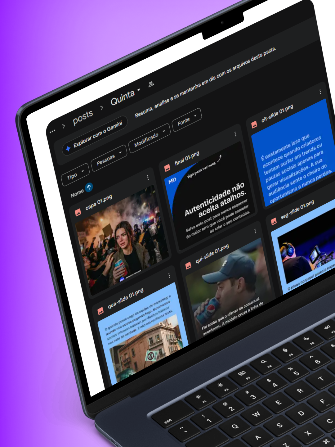 Google Drive para mídias
